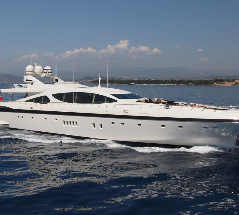 ZEUS Yacht Charter Details, Mangusta 165 Superyacht CHARTERWORLD